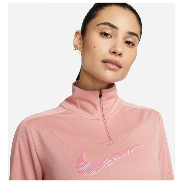 Nike - Women's Dri-Fit Swoosh Half-Zip Shirt - Laufshirt