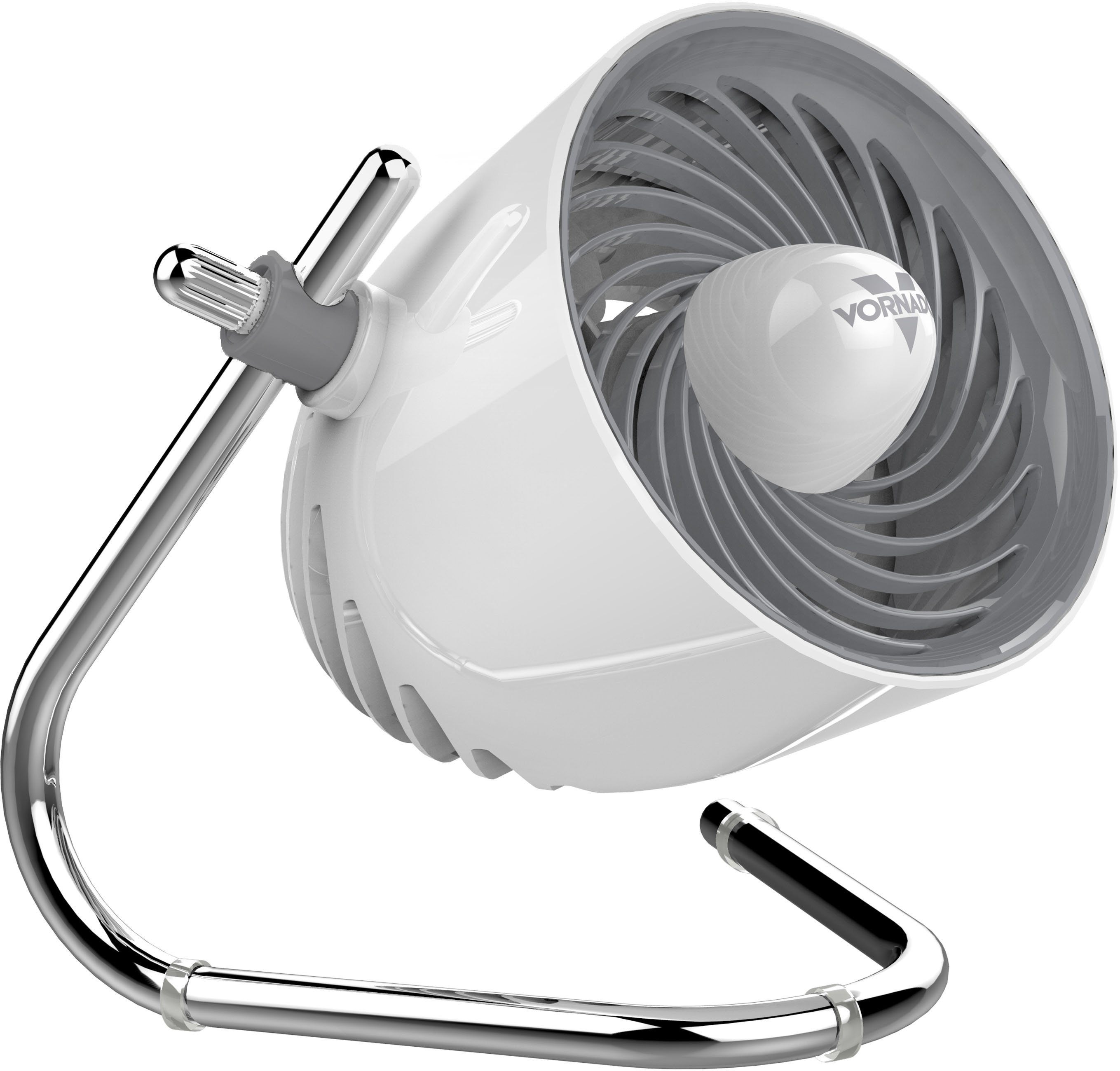 VORNADO Tischventilator Pivot Weiß-Eisgrau