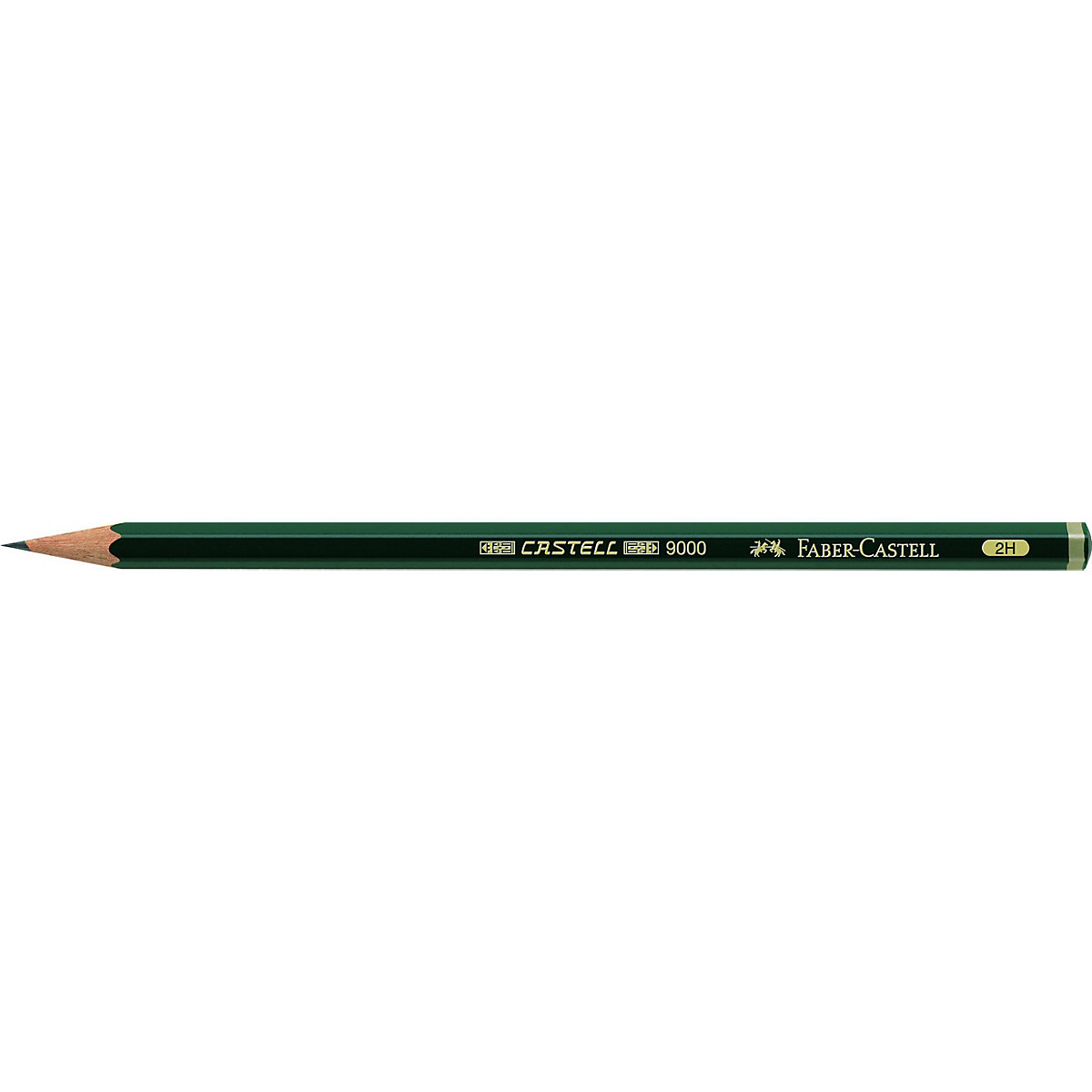 Bleistifte CASTELL® 9000 2H ohne Radierer