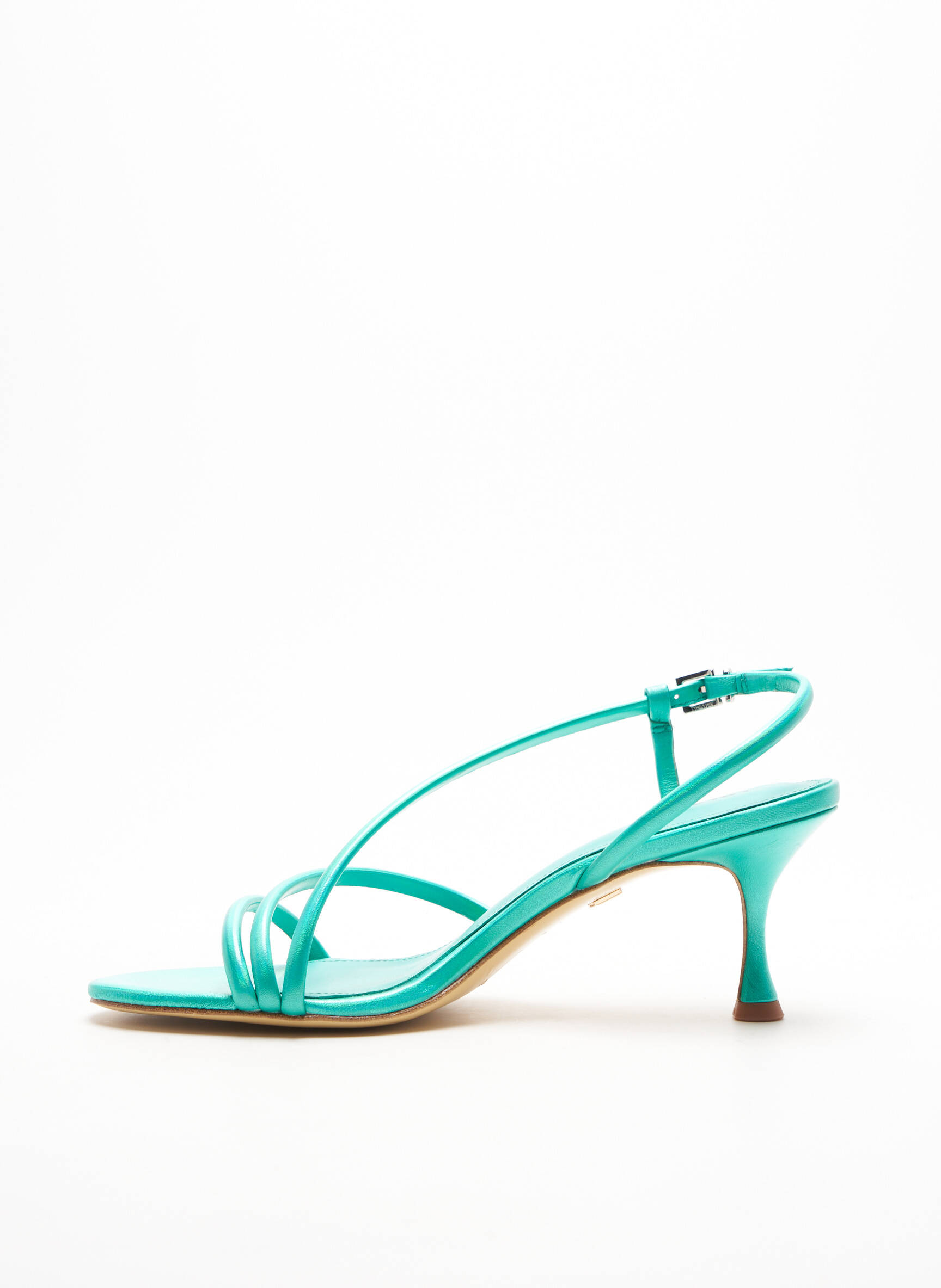 Lola Cruz Sandales Nu Pieds Femme couleur vert