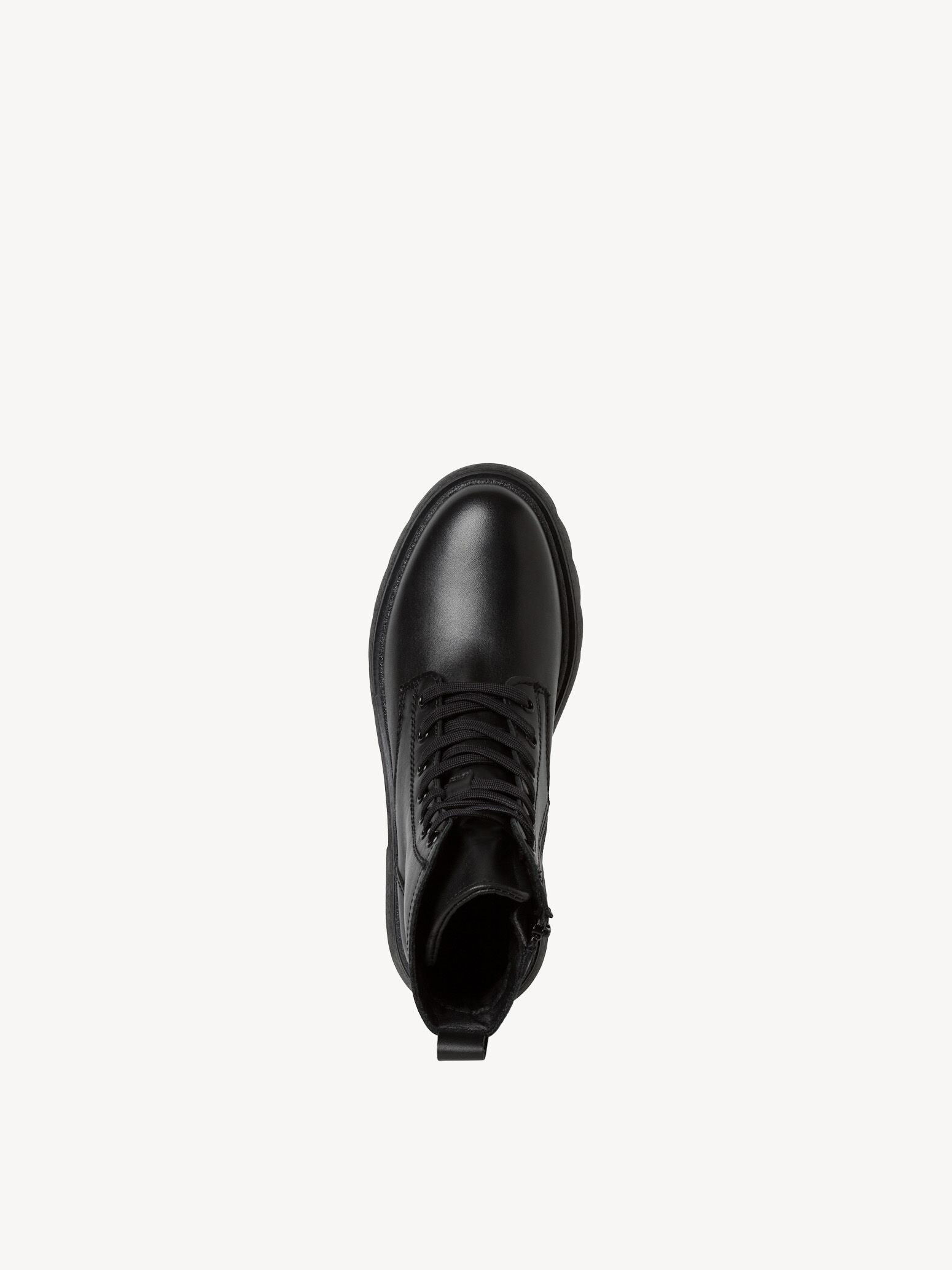 Bottine en cuir - noir