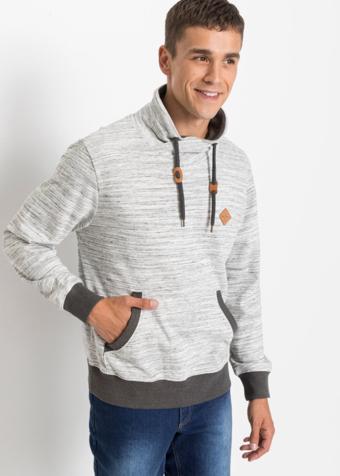 Sweatshirt mit Stehkragen