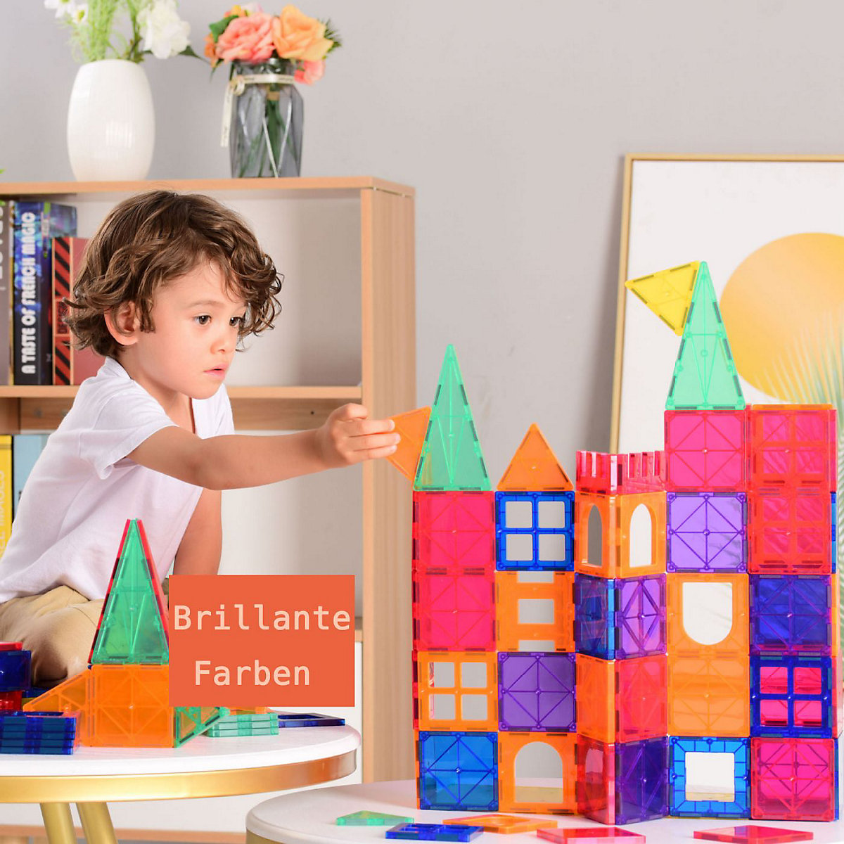 Magnetische Bricks Bausteine Set Konstruktor Spiele Magnet Designer
