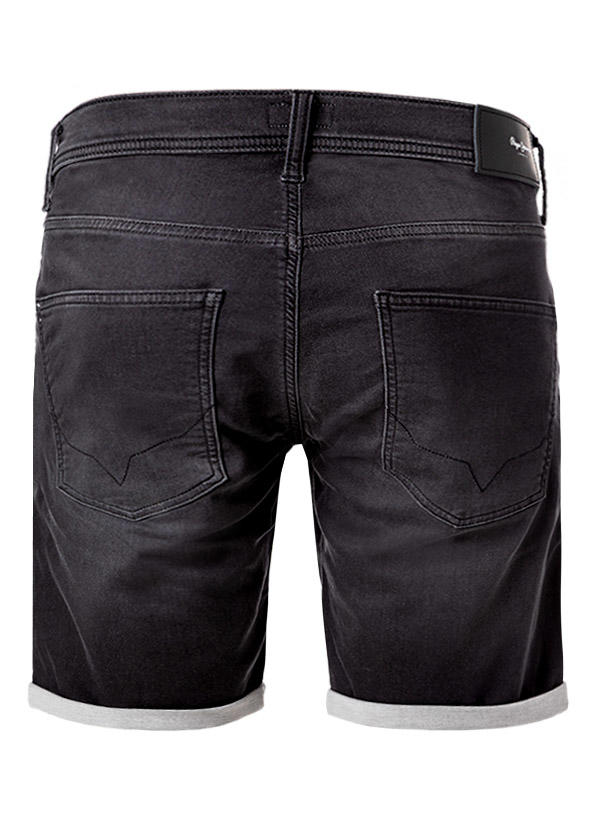 Pepe Jeans, Shorts, Slim Fit, Baumwoll-Stretch, anthrazit