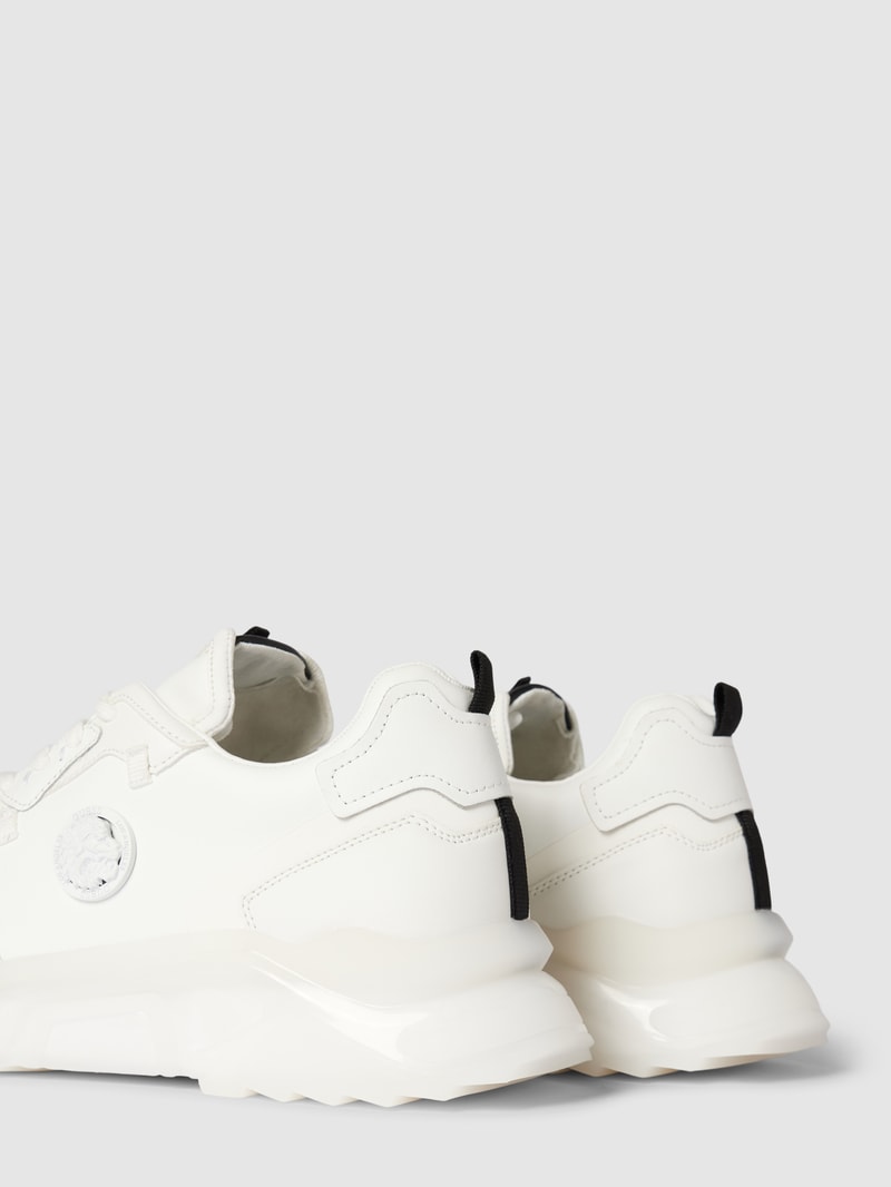 Sneaker in Two-Tone-Machart Modell 'MASSA' in weiß