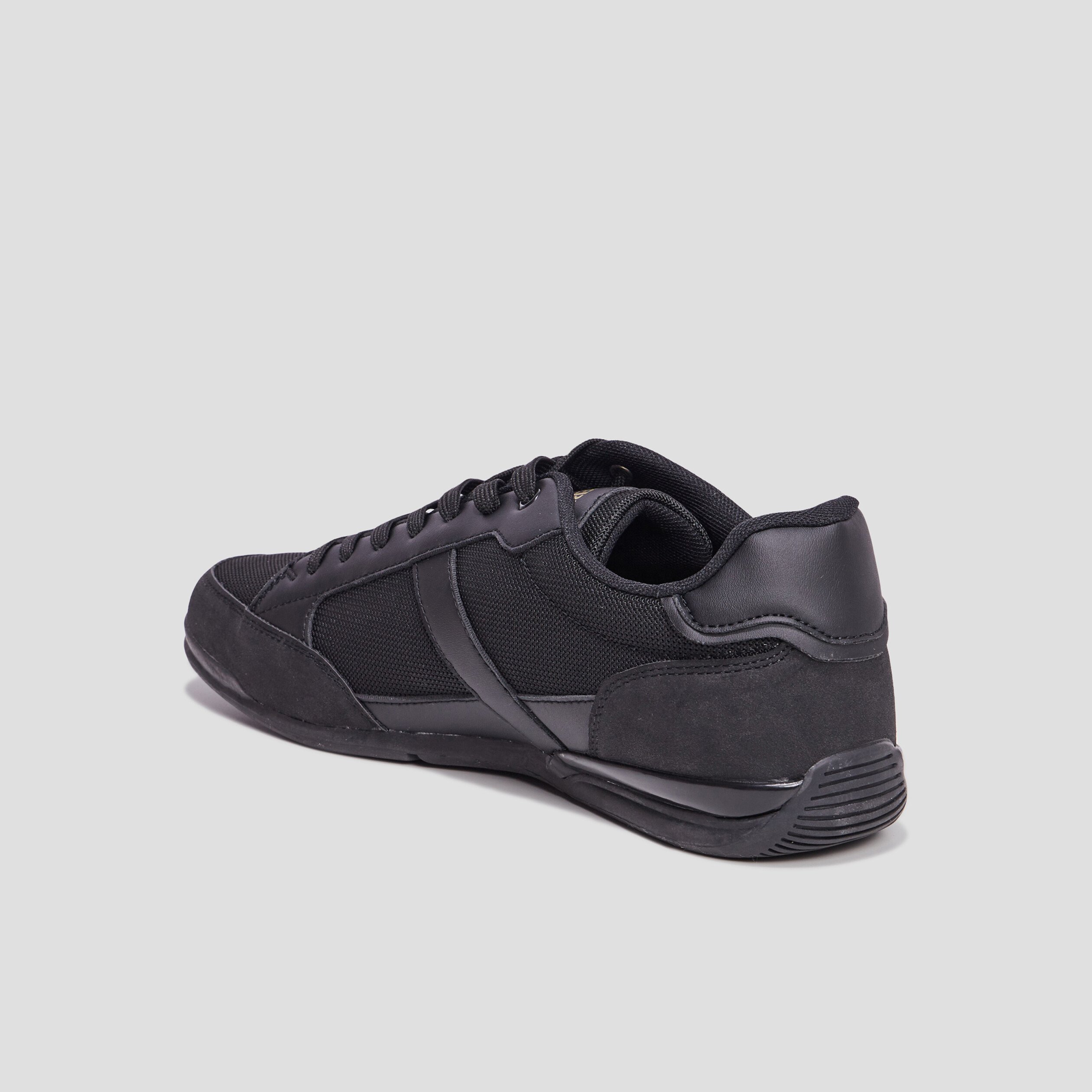 Tennis basses à lacets Liberto Tayou noir homme | La Halle