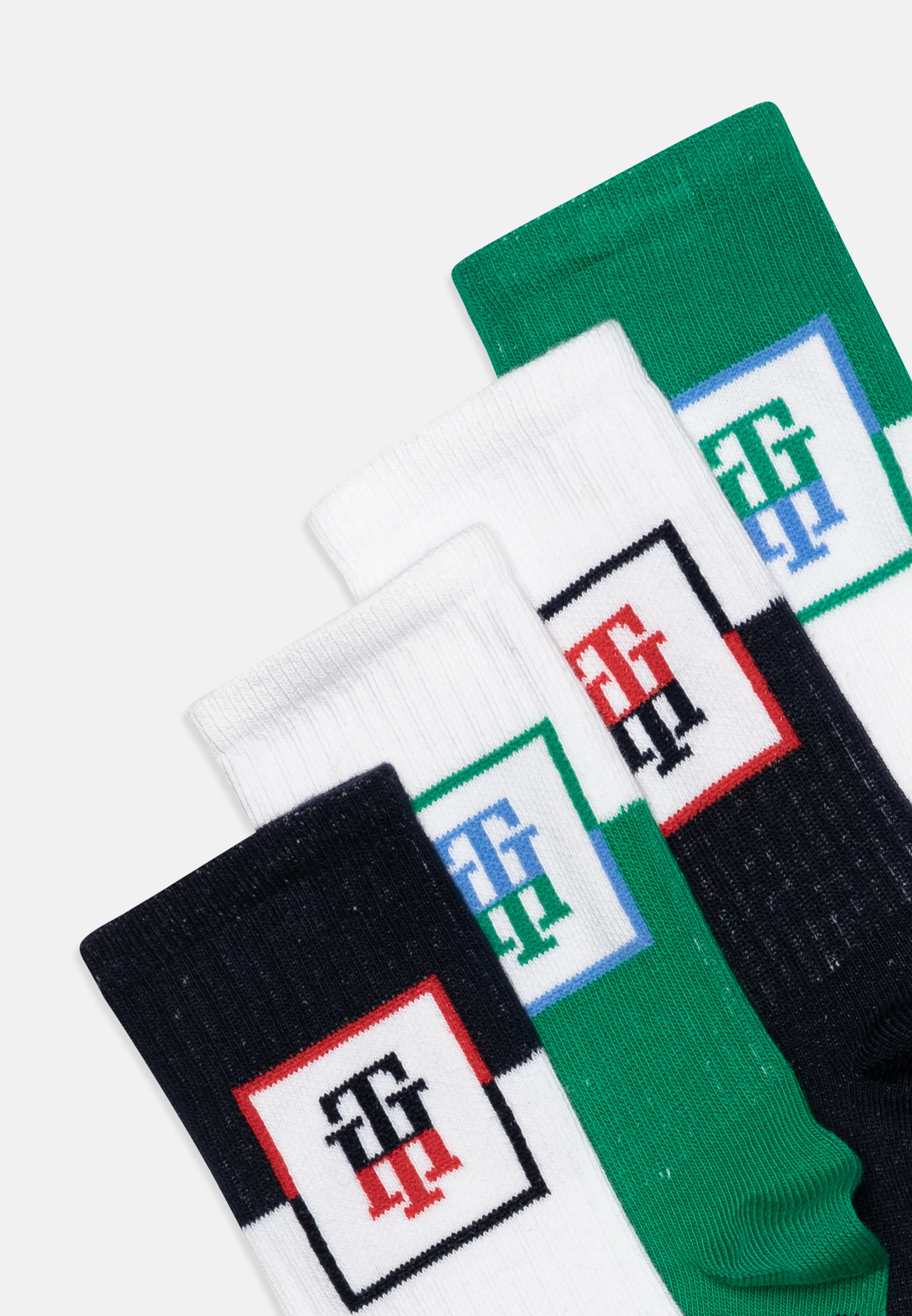 Calcetines unisex Tommy Hilfiger KIDS MONOGRAM LOCKER ROOM (paquete de 4)