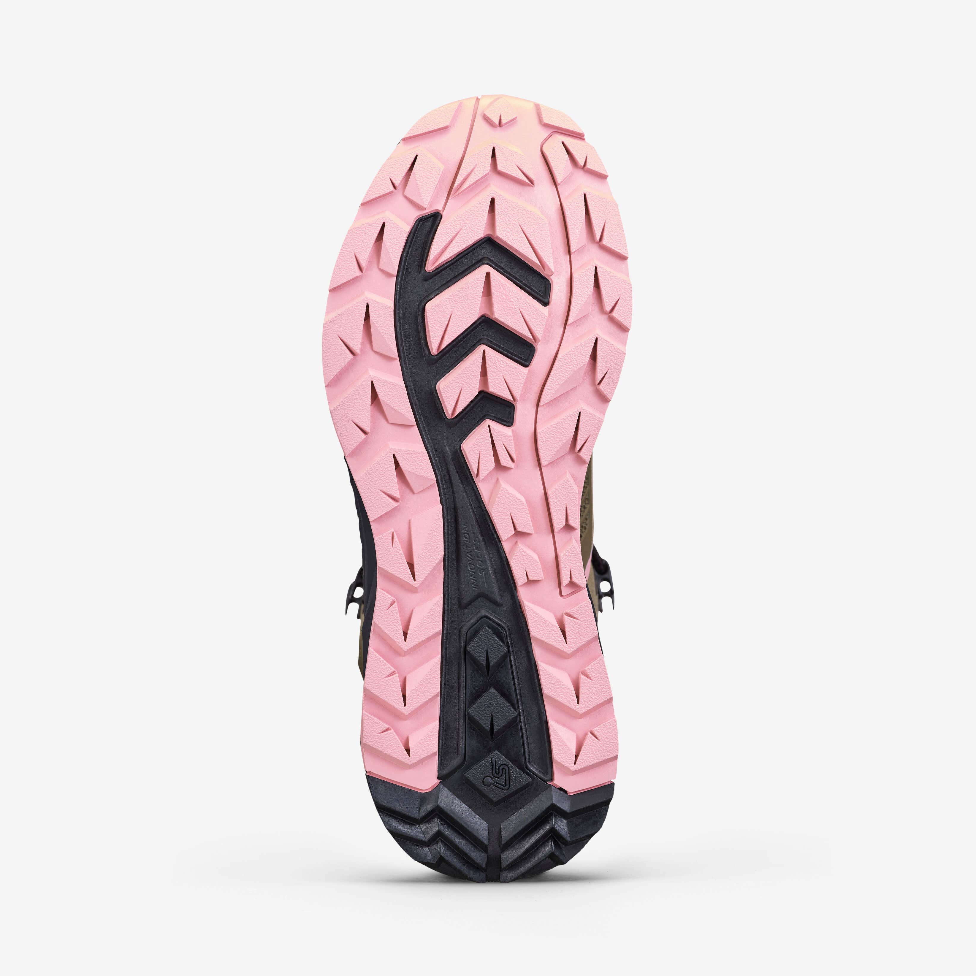 Phantom Trail Mid Waterproof Hiking Boots Femme Khaki/Dusty Pink