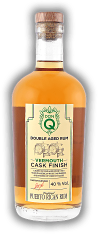 Don Q Vermouth Cask Finish Don Q Vermouth Cask Finish Der erste Rum überhaupt, der in einem Vermouth Fass gefinisht wurde! 0,7	 Liter - Vol 40%