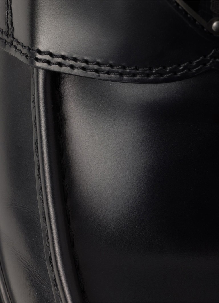 Prada leather loafer
