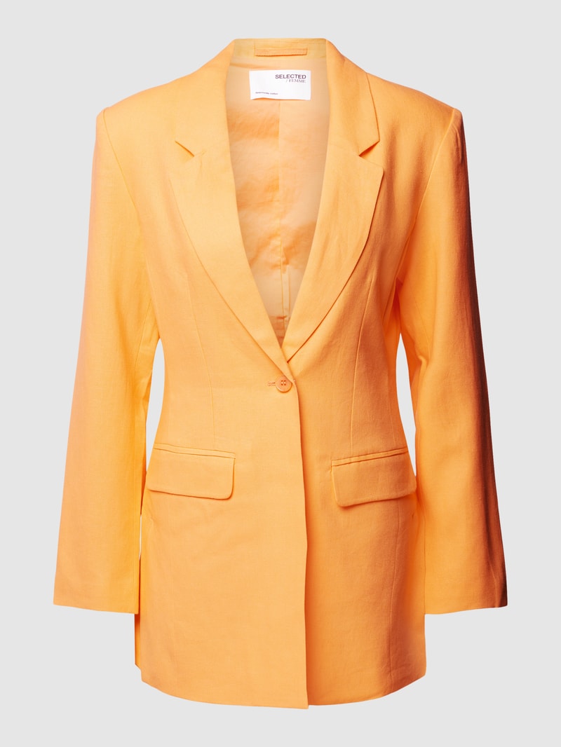 Blazer mit Reverskragen Modell 'TANIA' in orange