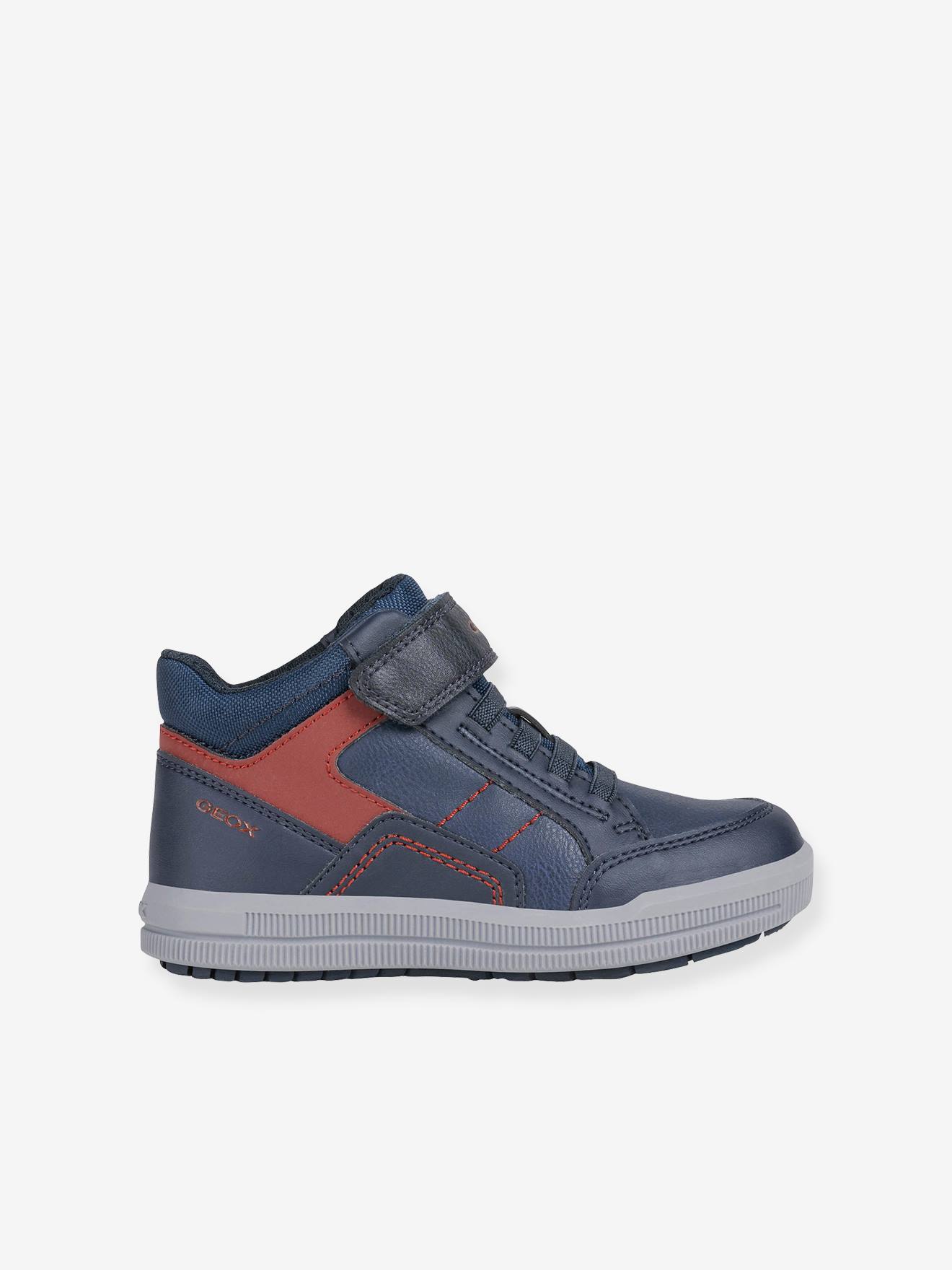 Baskets MID garçon J Arzach Boy GEOX® marine rouge