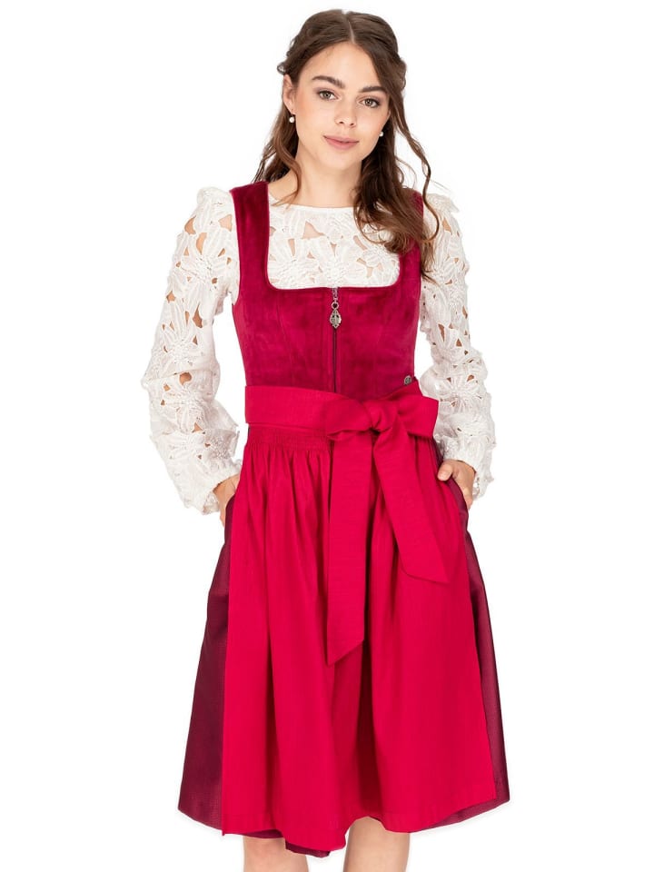 MarJo Midi Dirndl PINZBERG in pink günstig kaufen