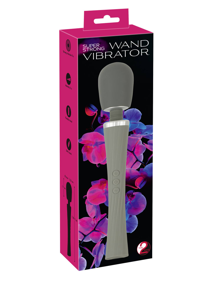 You2Toys Massagestab Super Strong Wand Vibrator in grau günstig kaufen 29,5
