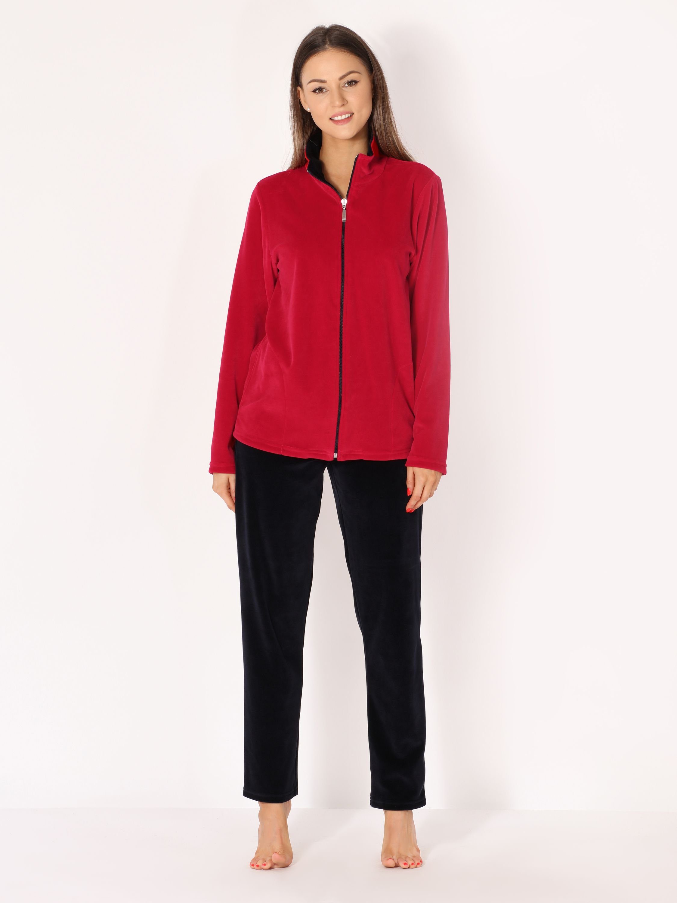 Merry Style Trainingsanzug Damen Velours Freizeitanzug Hausanzug
