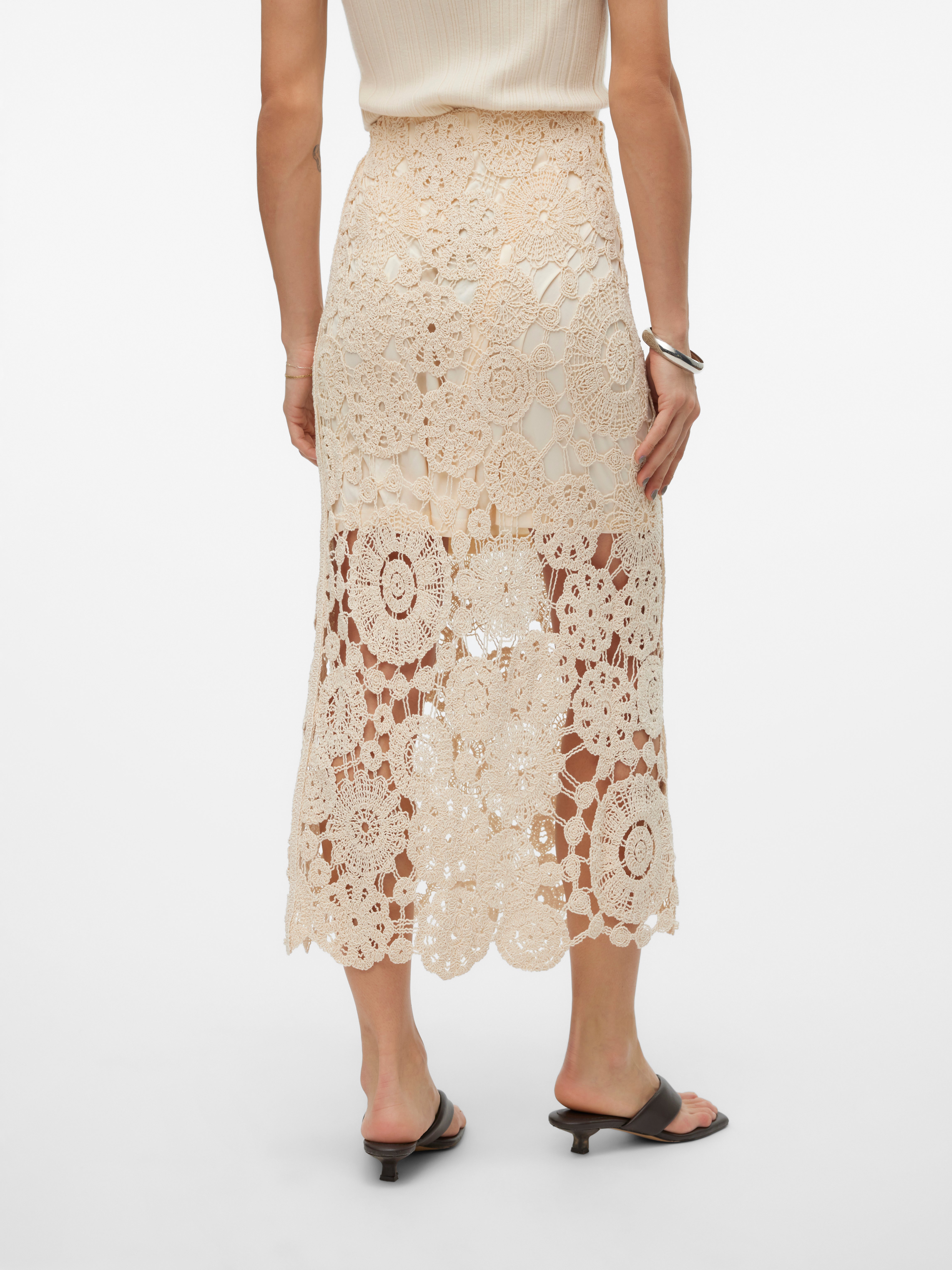 VMLILI Hohe Taille Langer Rock