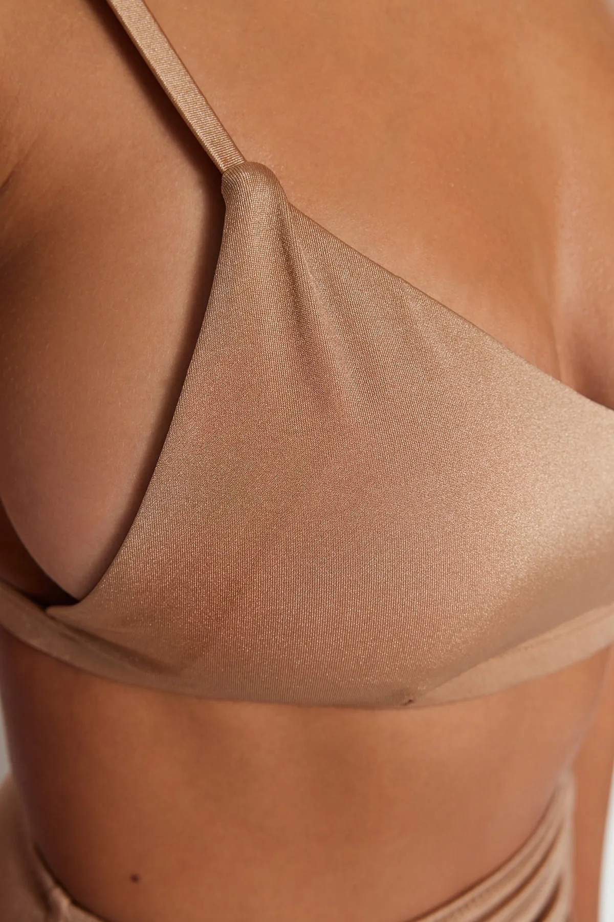 Trendyol Collection  Nerzfarbenes Bralette-Bikinioberteil TBESS21BU0104