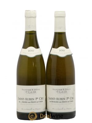 Saint-Aubin 1er Cru Les Murgers des Dents de Chien Françoise et Denis Clair (Domaine)  2010 - Lot de 2 Bouteilles