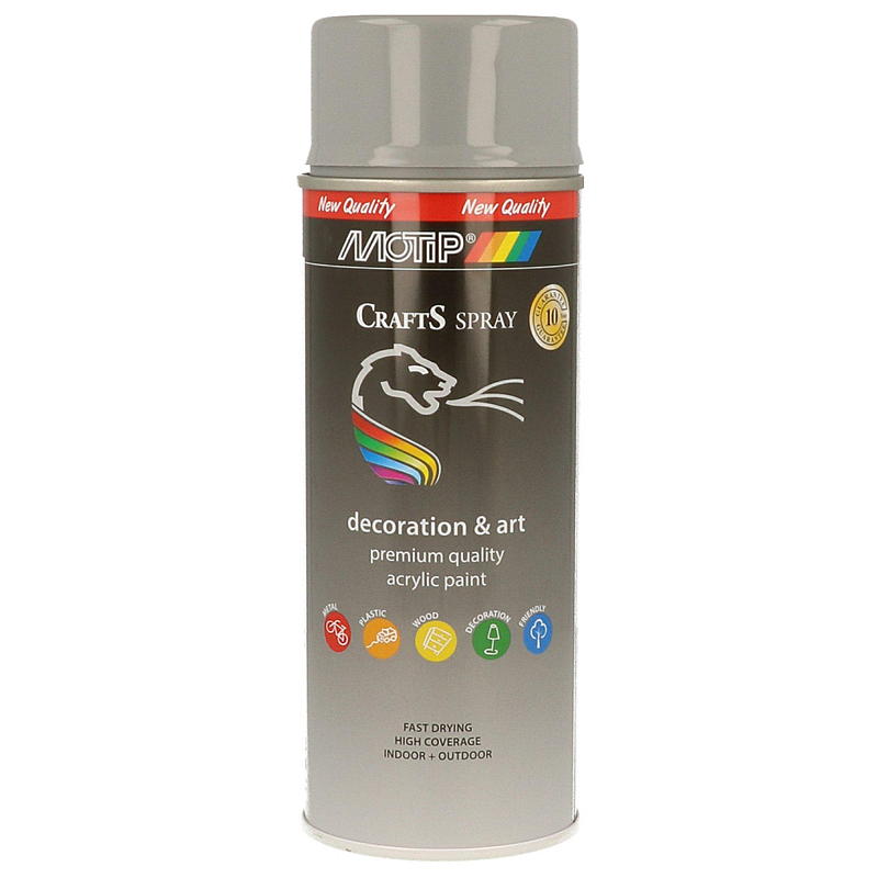 Crafts Spraymaling 400ml Sølvgrå RAL7001 Crafts