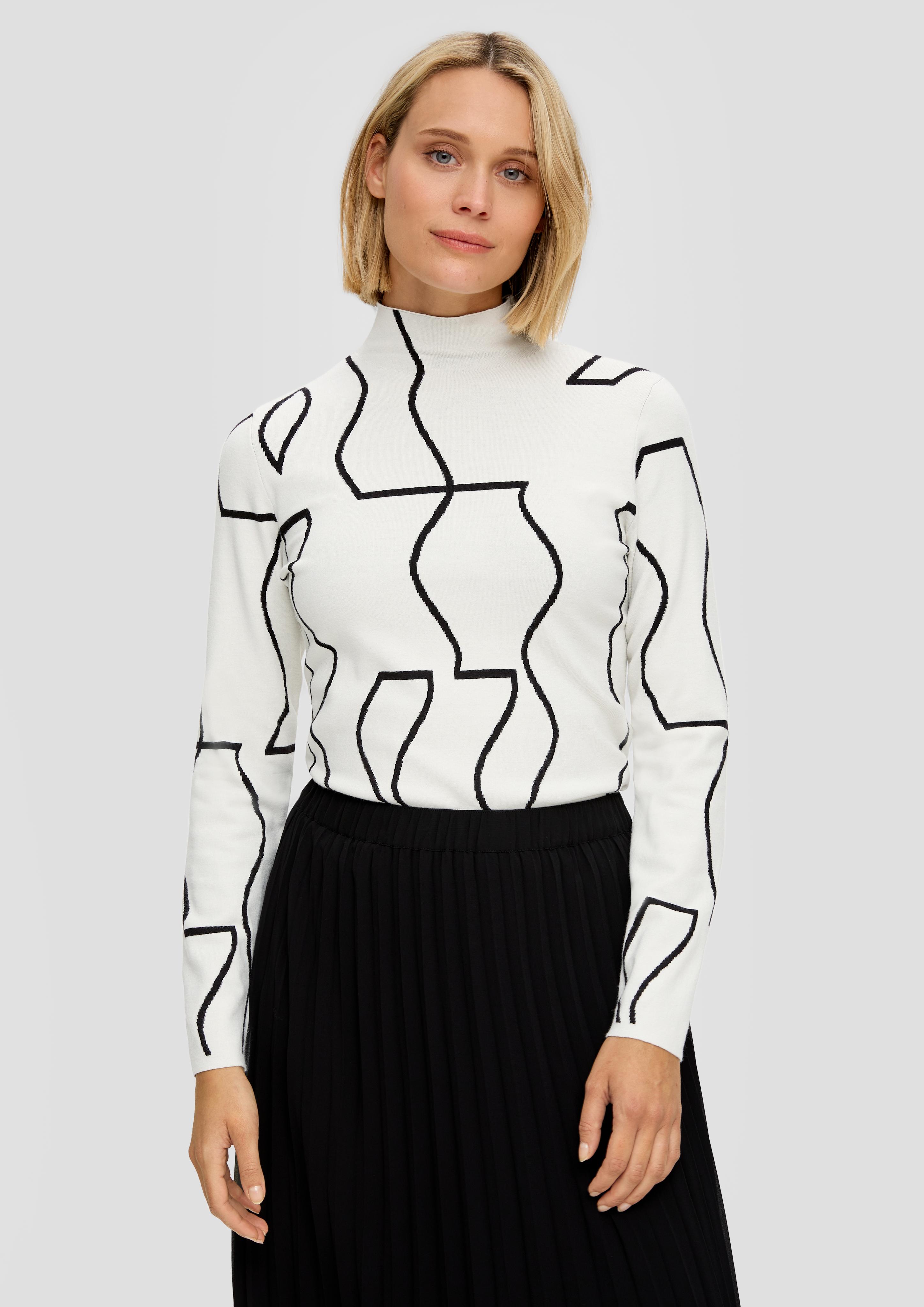 Strickpullover mit Jacquard  2140470-07X5