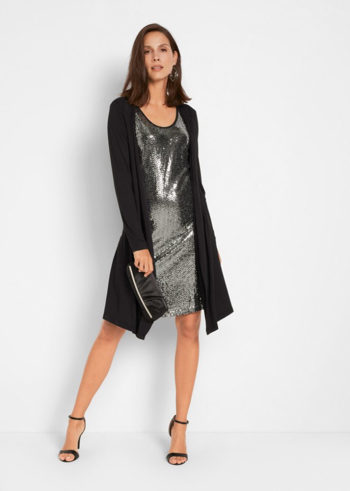 Shirtkleid in Doppeloptik aus nachhaltiger Viskose