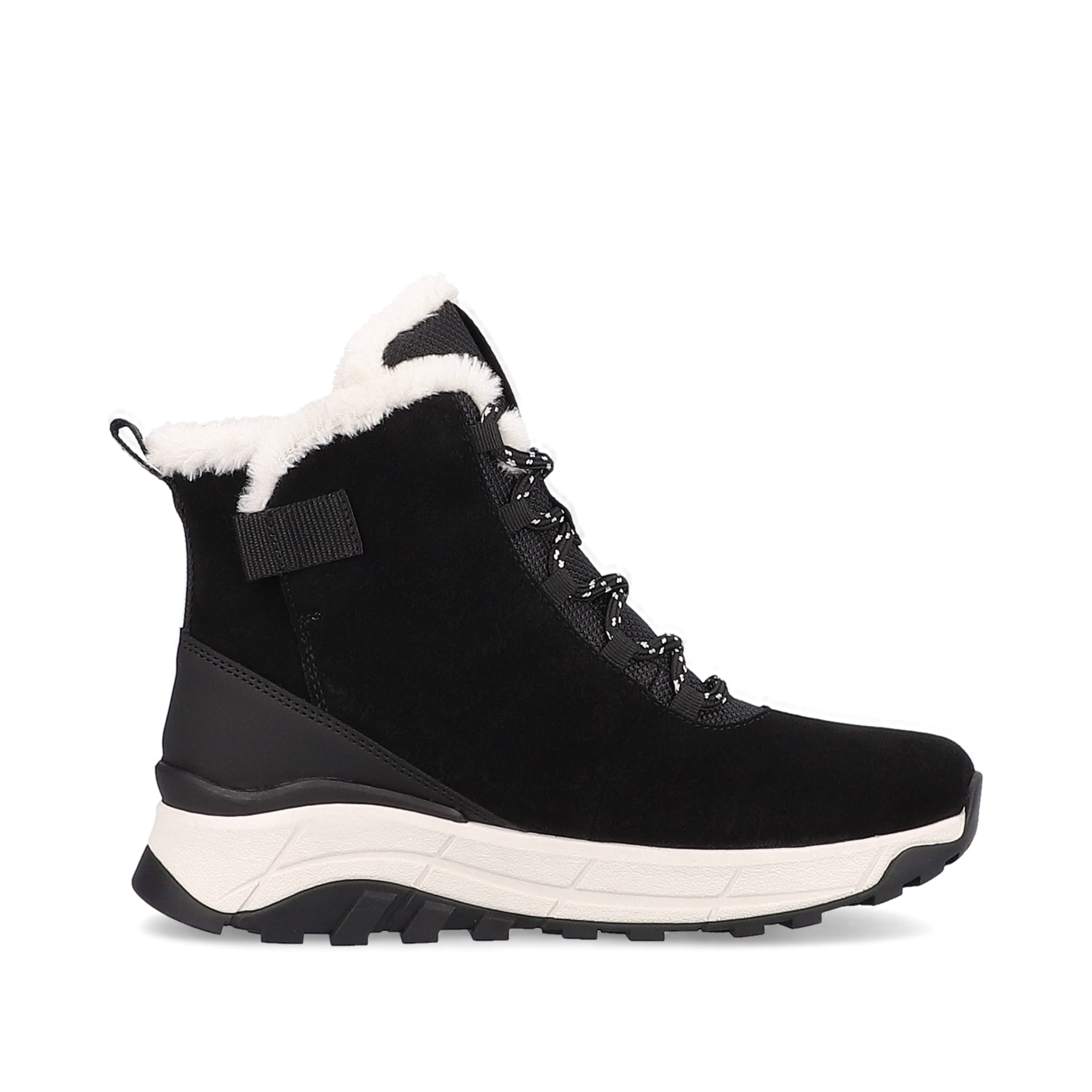 Rieker Damen Schnürstiefel deep-black pearl