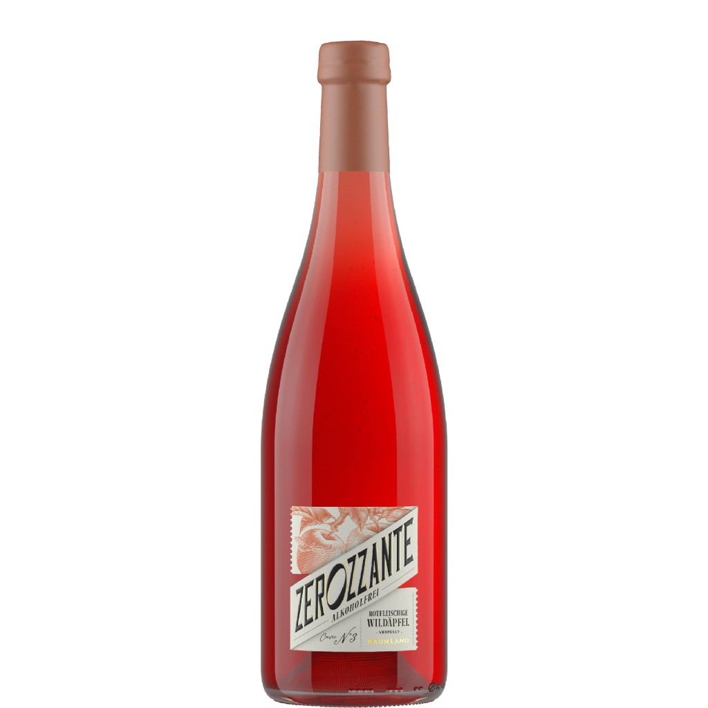 Zerozzante ApfelSecco vom rotfleischigen Wildapfel alkoholfrei
