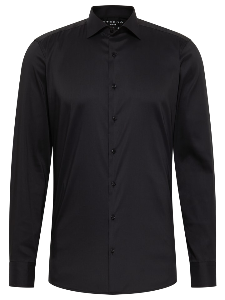 Eterna Hemd SLIM FIT in schwarz günstig kaufen