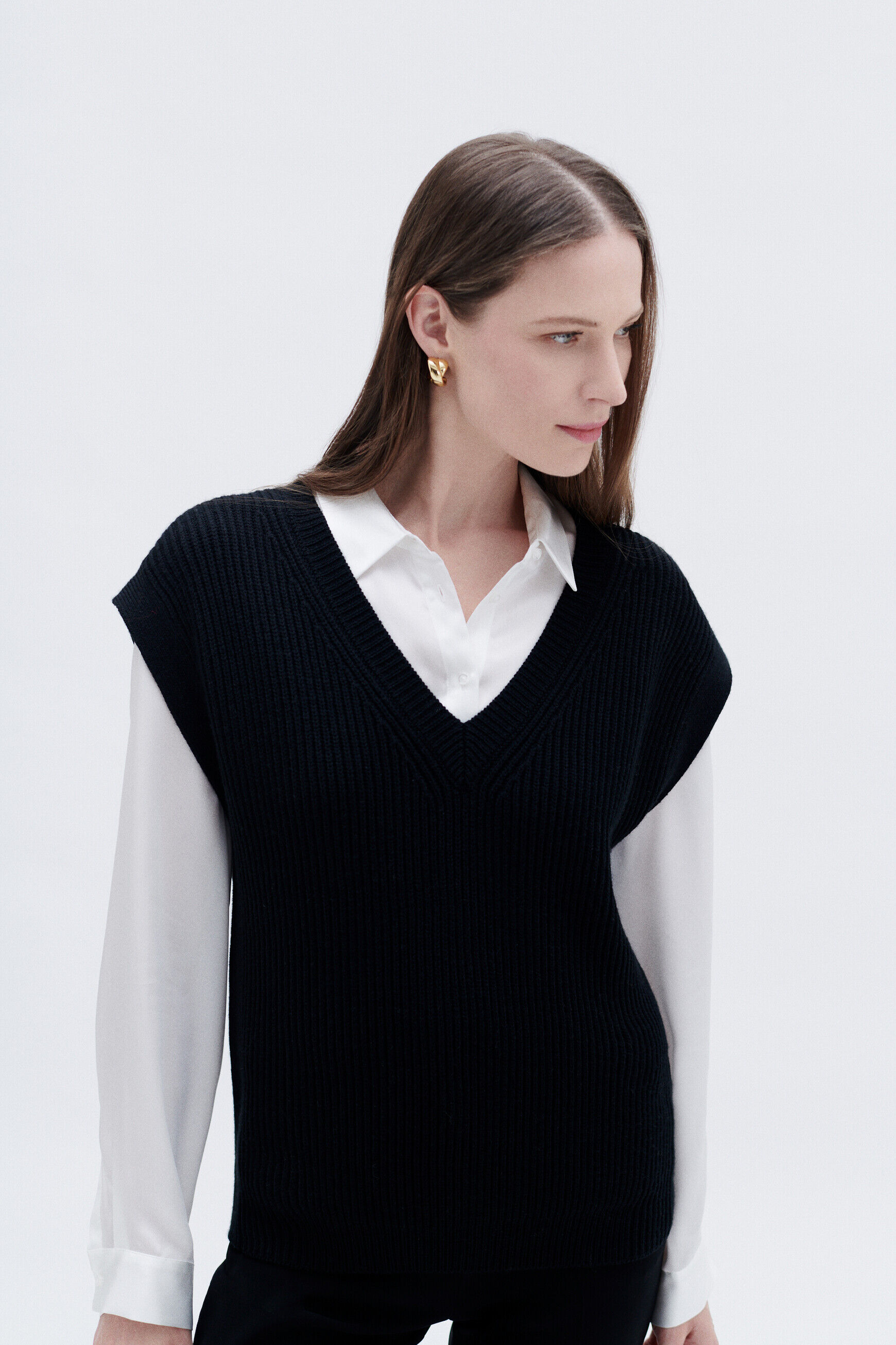 Pull mcurt noir femme