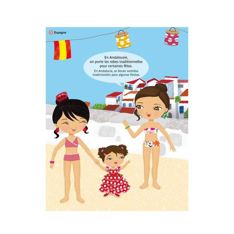 Livre Minimiki, Robes du monde - Play Bac