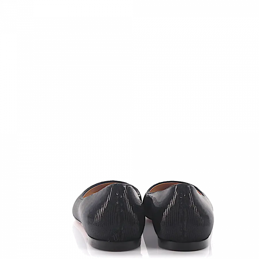 Gianvito Rossi - Ballerinas Klassisch Palladium Pailletten - schwarz