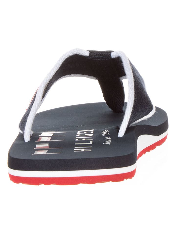 Tommy Hilfiger Shoes Zehentrenner in Dunkelblau günstig kaufen