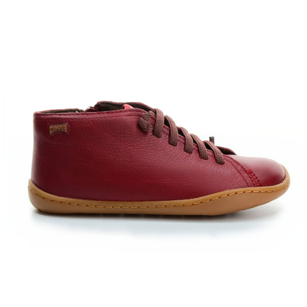 Camper Peu Cami Sella Mars (90019-090) K dunkel rote Mid Cut Barfußschuhe