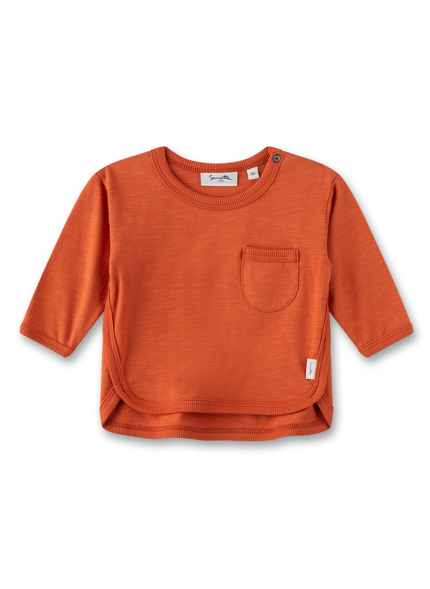 Jungen-Langarmshirt Orange