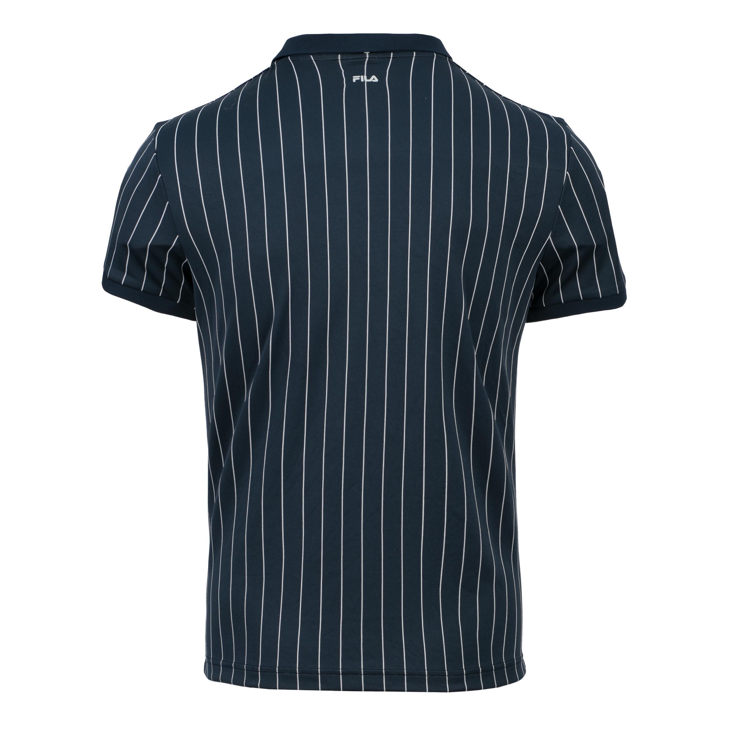 Stripes Polo Herren - Dunkelblau, Weiß