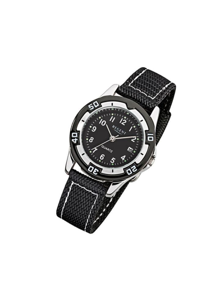 Regent Analog-Armbanduhr Regent Kinderuhren schwarz klein (ca. 29mm) günstig kaufen onesize