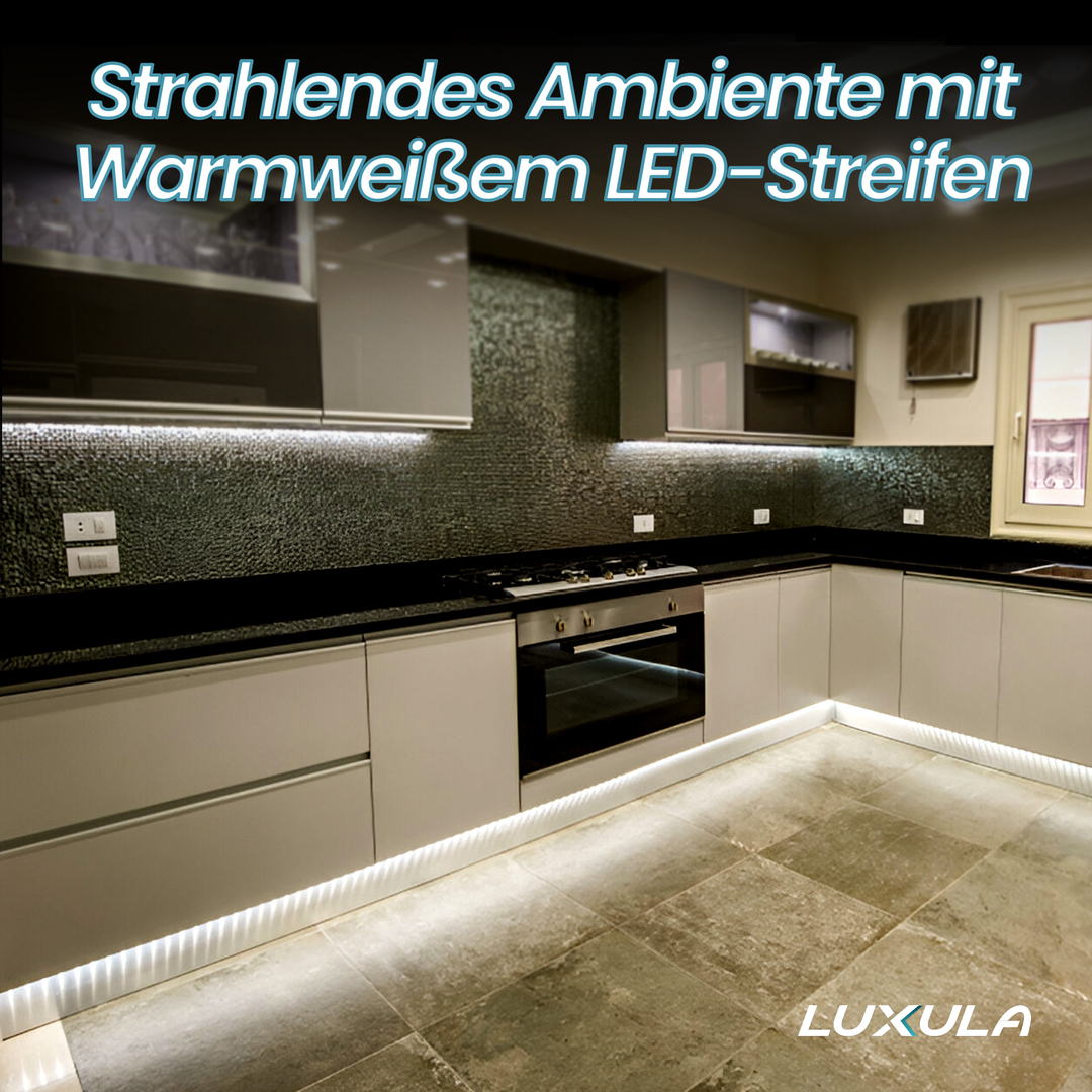 LUXULA LED-Streifen, warmweißes Licht, 12 V