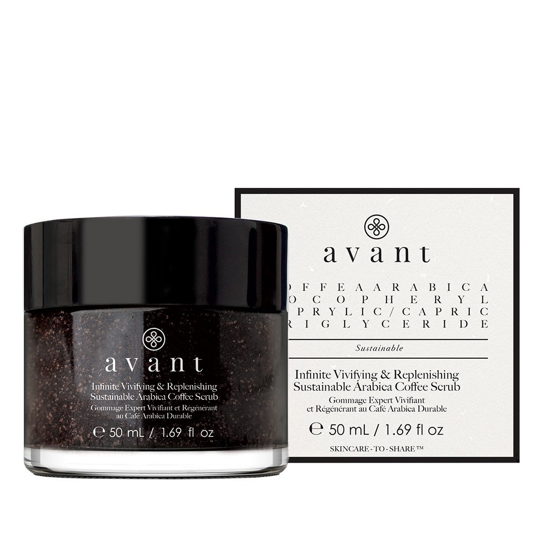 Peeling Avant Skincare Expert Scrub Orzeźwiający i Regenerujący z Zrównoważoną Kawą Arabica