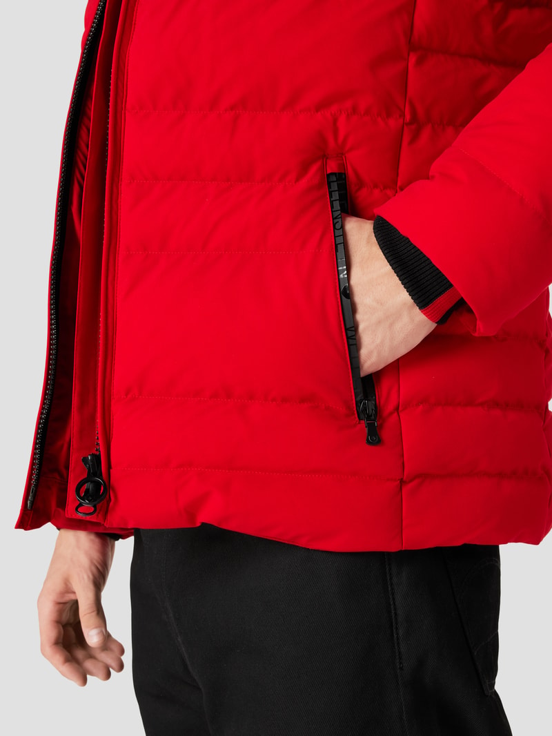 Funktionsjacke mit Label-Details Modell 'POLAR special' in rot