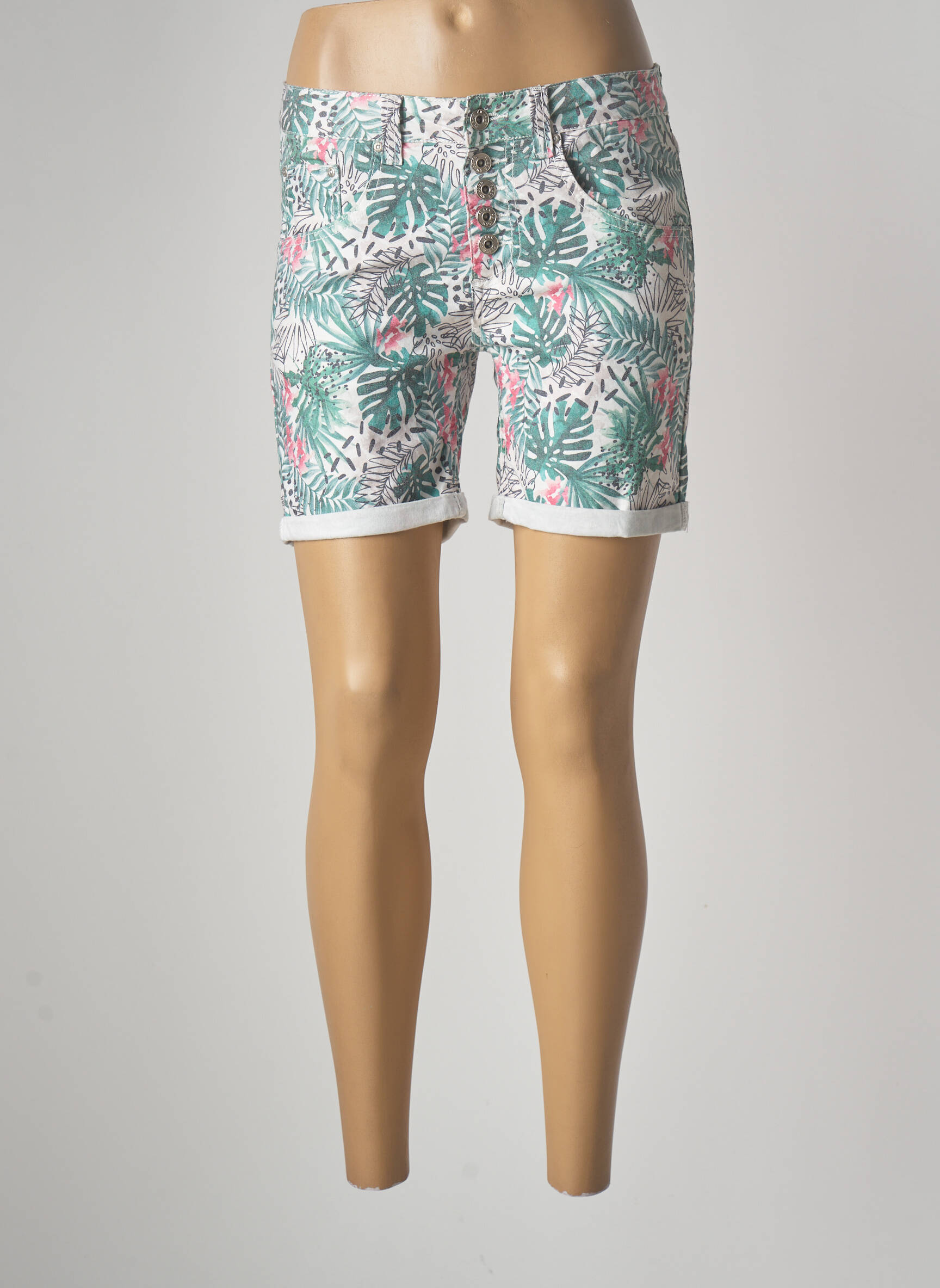 Place Du Jour Shorts 1 Femme couleur vert