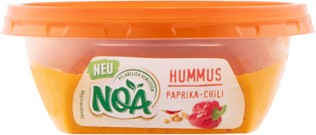Noa Brotaufstrich Hummus Paprika-Chili