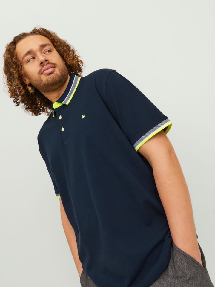JACK & JONES PLUS Poloshirt in Dark Navy günstig kaufen