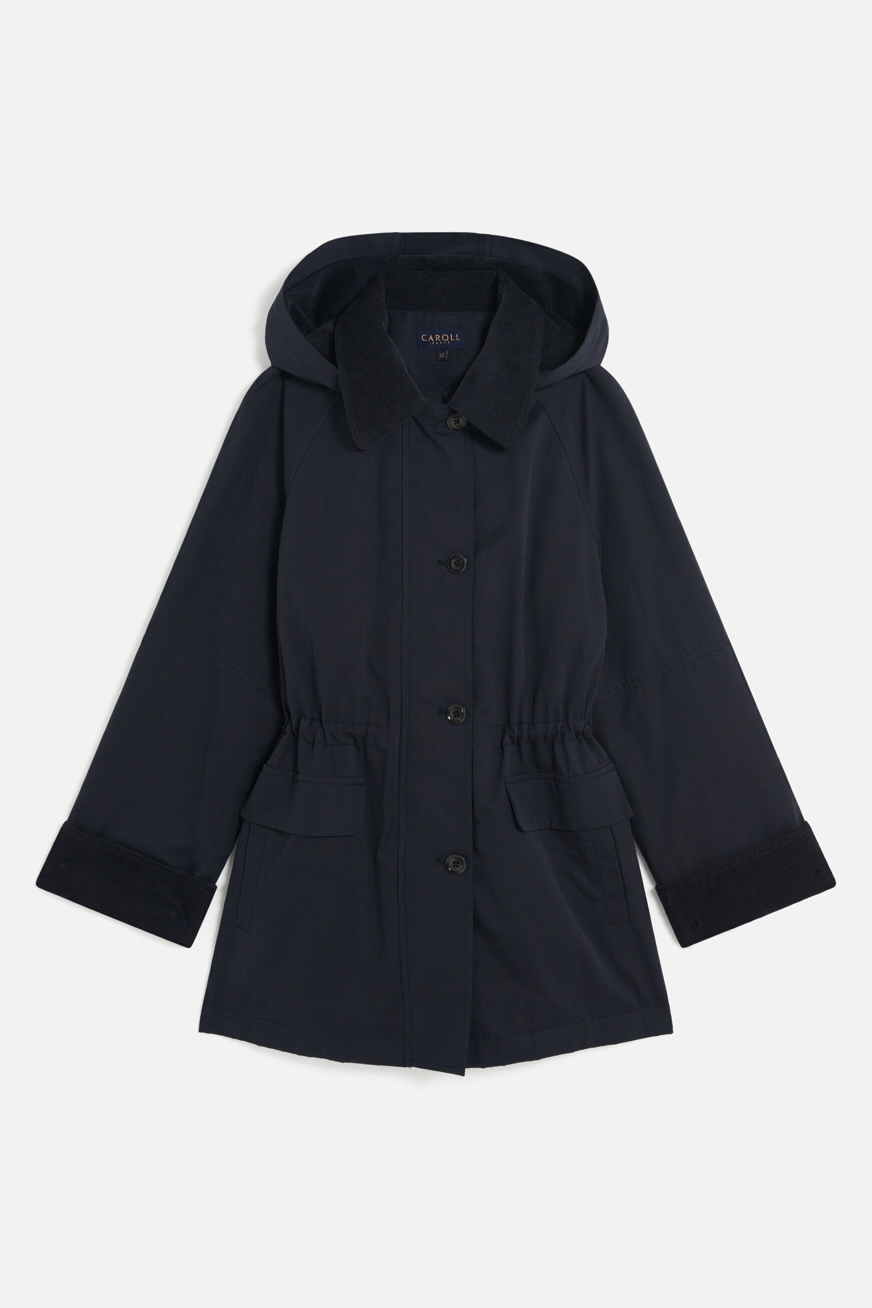 Parka gunter bleu marine femme