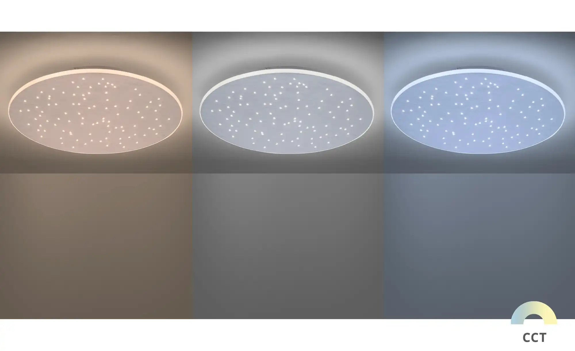 Q-Smart Home Lights Deckenleuchte, 1-flammig, alu