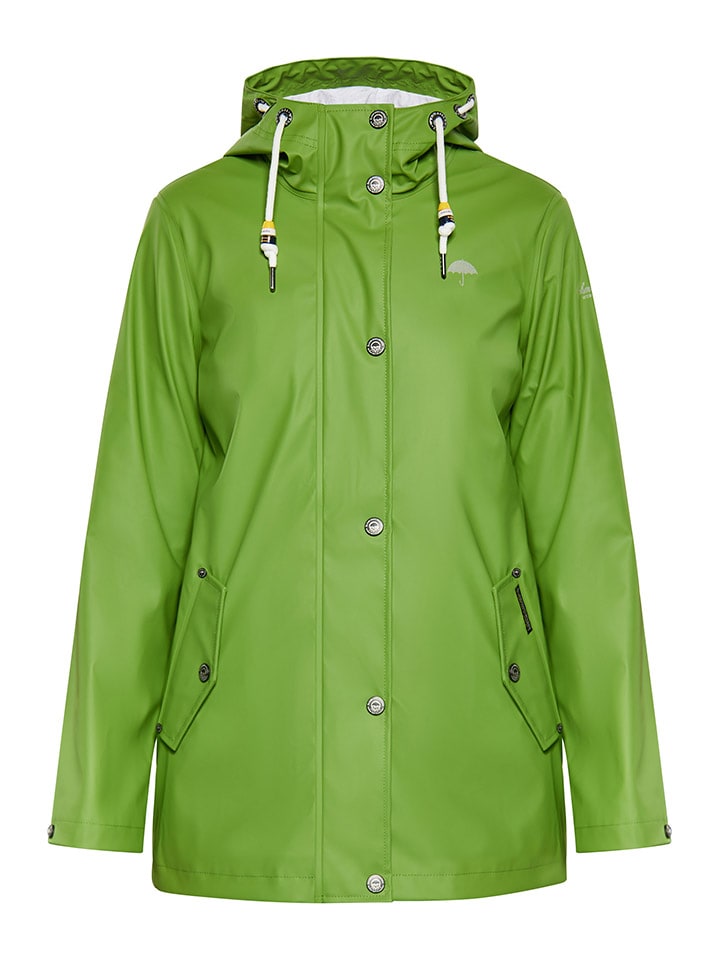 Schmuddelwedda Regenjacke in Grün günstig kaufen