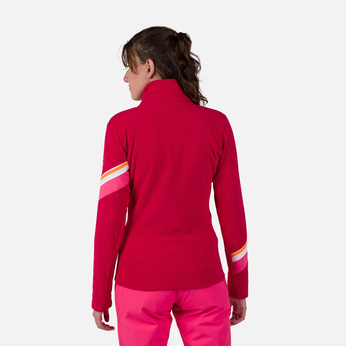 Damenfleecejacke mit durchgehendem Reißverschluss Strawpile