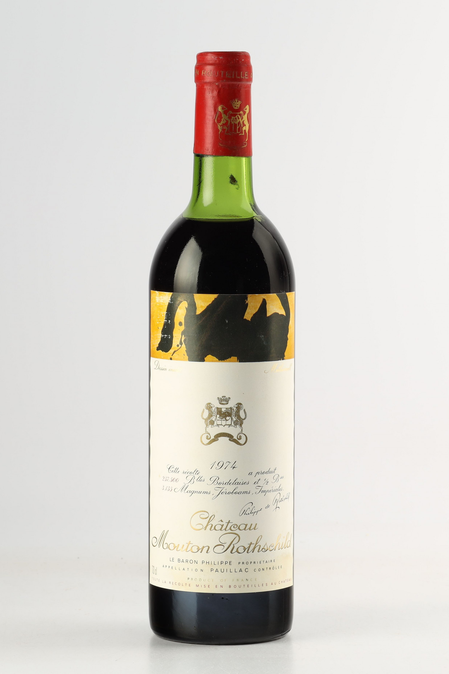 Château Mouton Rothschild 1974, Pauillac