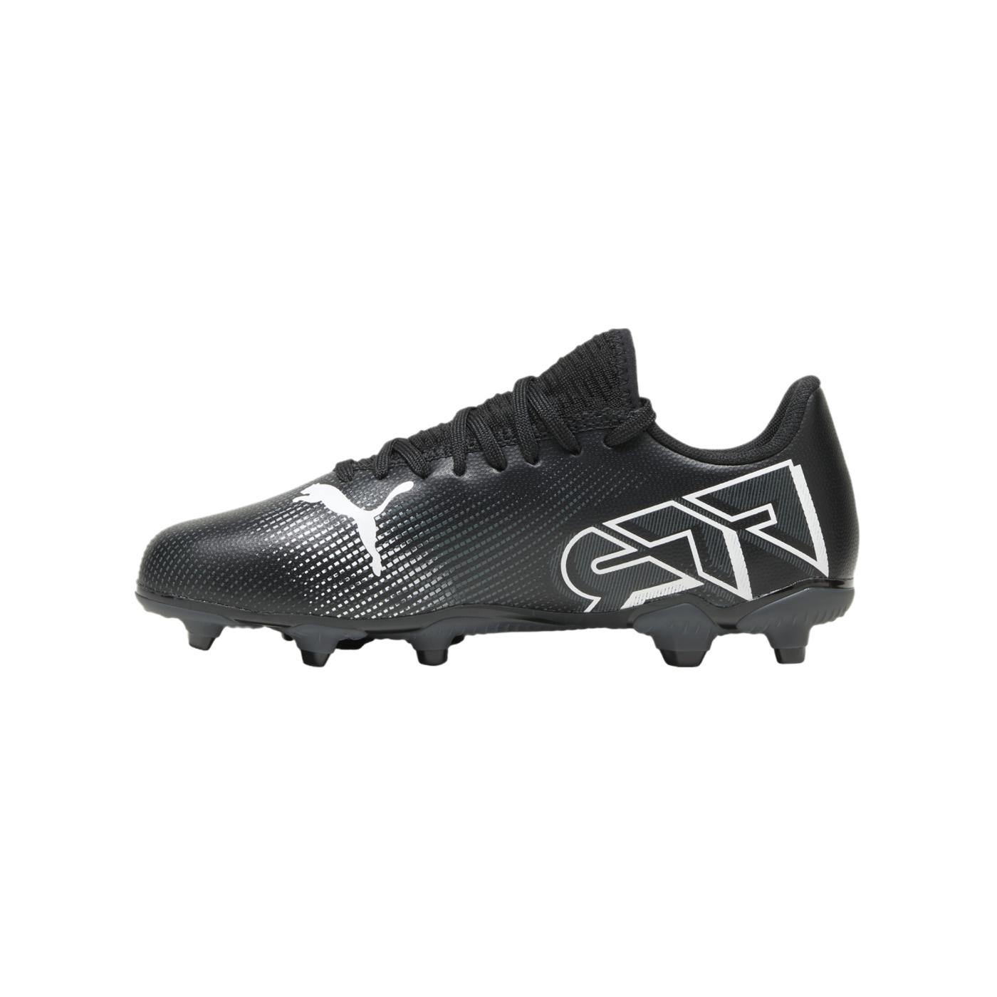 PUMA FUTURE 7 Play FG/AG Jr Kids Schwarz Weiss F02