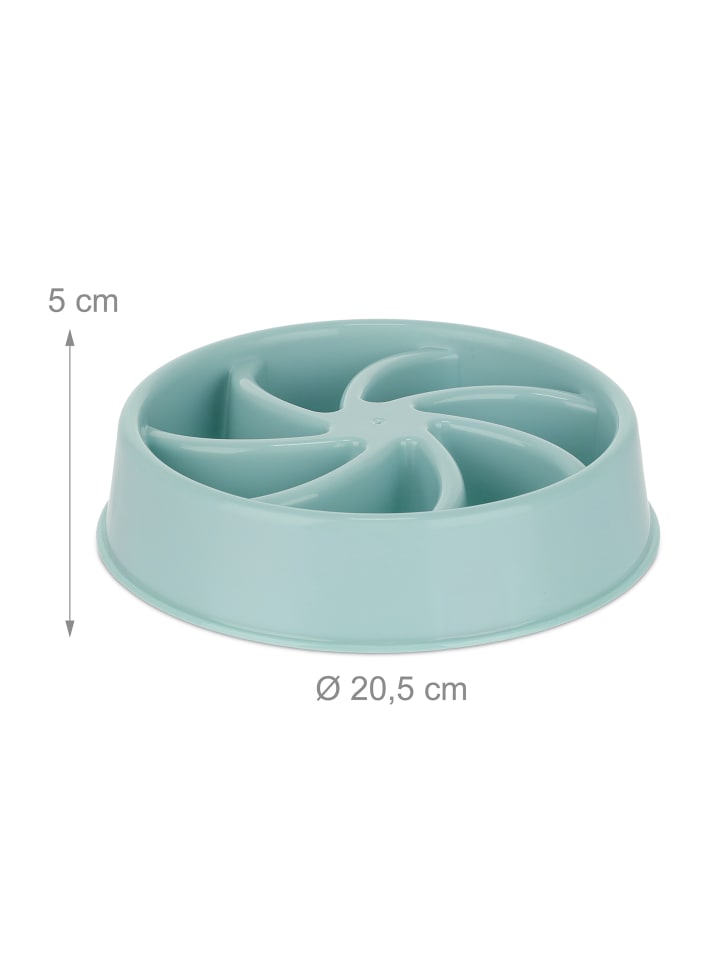 relaxdays Anti Schling Napf in Blau - 600 ml günstig kaufen onesize