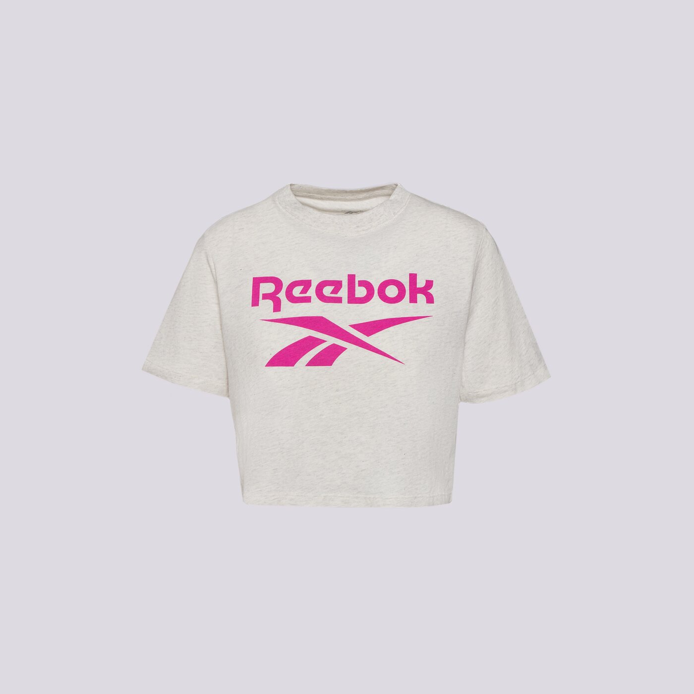 REEBOK T-SHIRT REEBOK IDENTITY BIG LOGO CROP TEE Beige